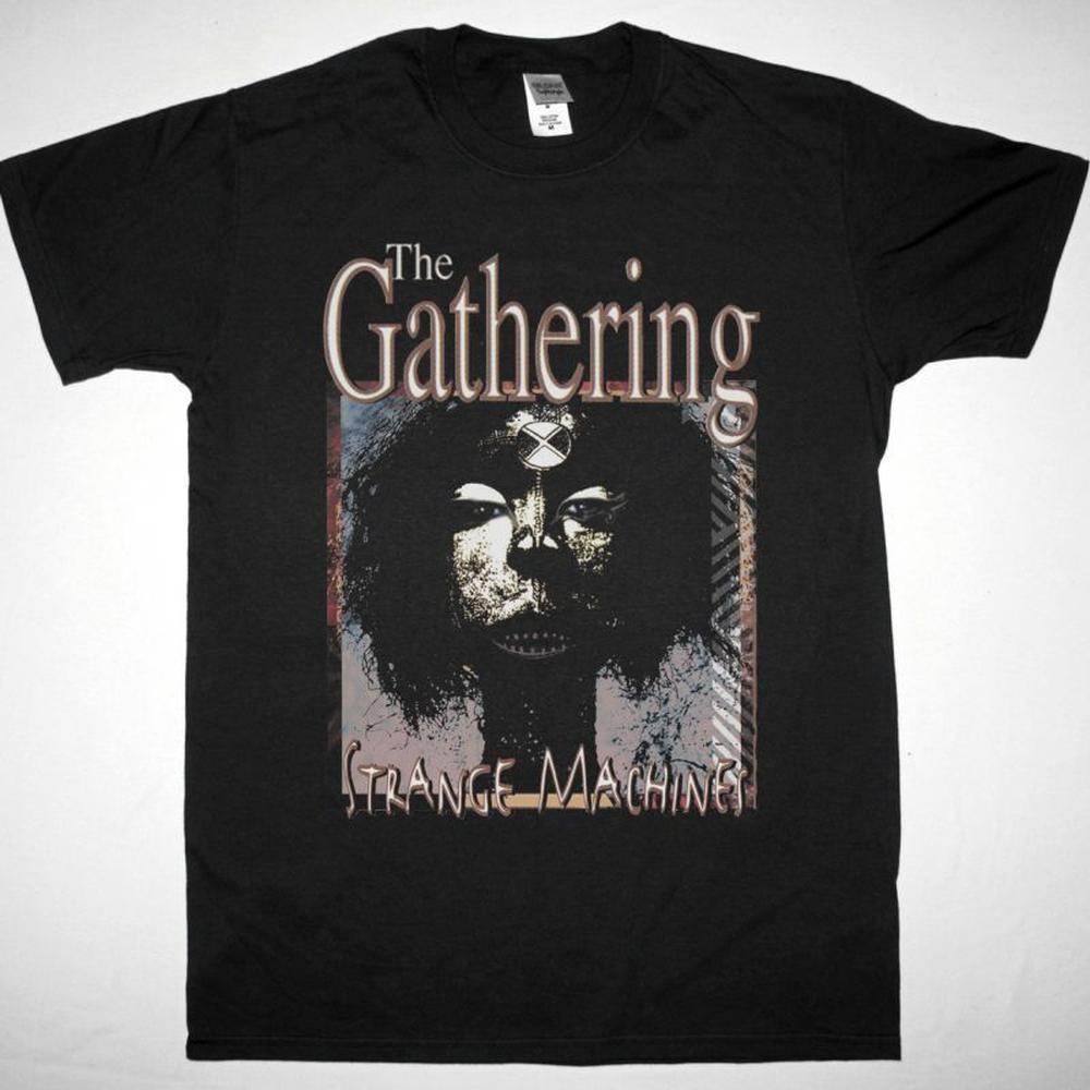The Gathering Strange Machines New Black T-Shirt